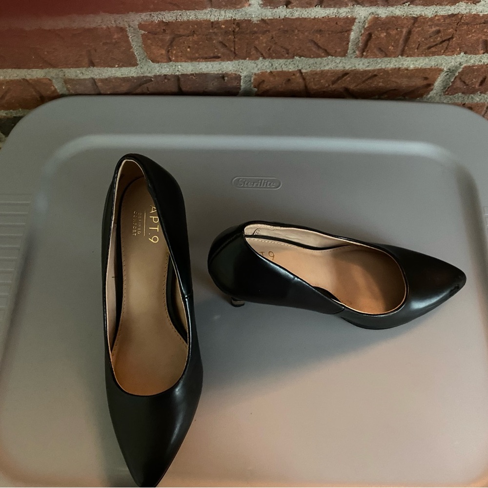 Apt. 9 Black Patent Leather Heels